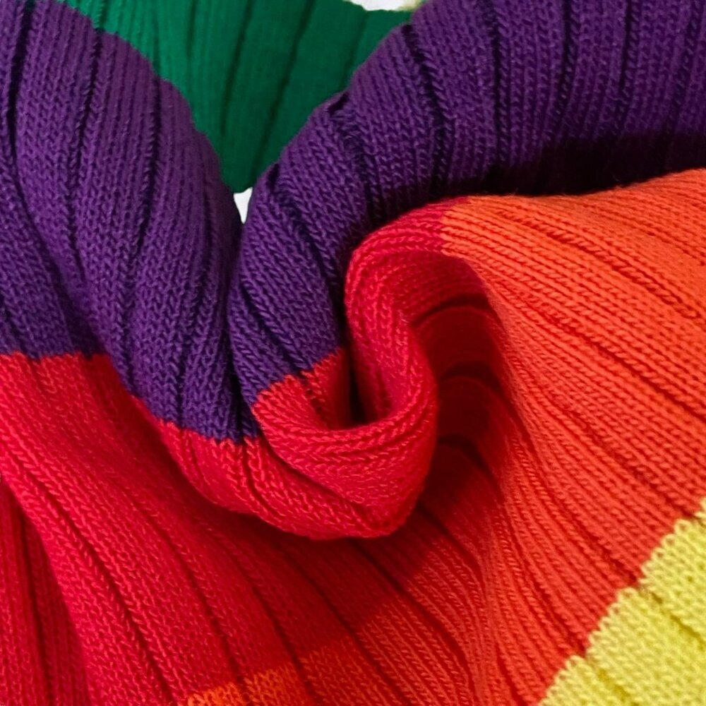 Halfheart Rainbow Ribbed Tank - Picture 5 of 12